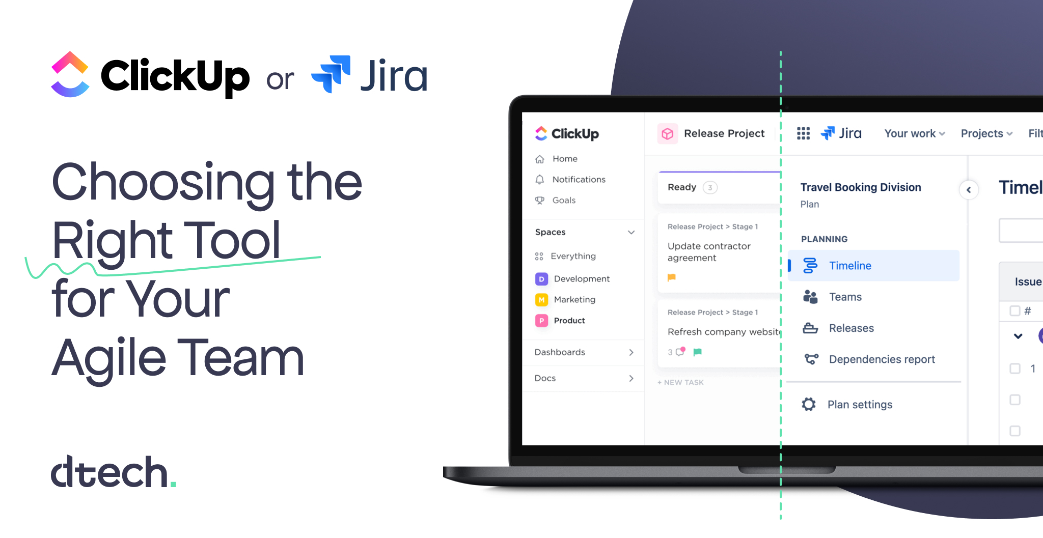 ClickUp or Jira? Choosing the Right Tool for Your Agile Team