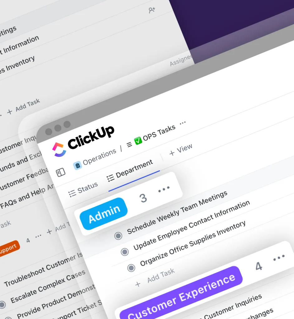 Operations Consulting ClickUp