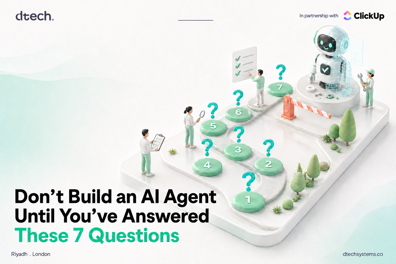 Build an AI agent 7 questions checklist